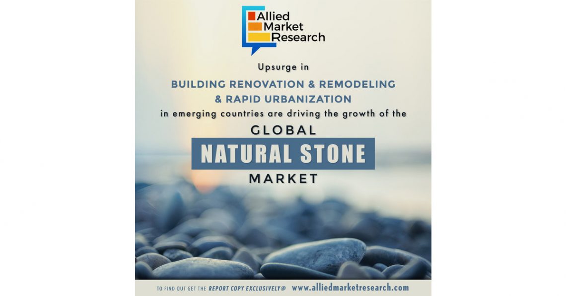 Natural Stone Market to Reach $48.06 Bn, Globally, by 2026 at 3.9% CAGR: Allied Market Research