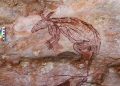 Humans and animals mingle in new Aboriginal Rock Art style
