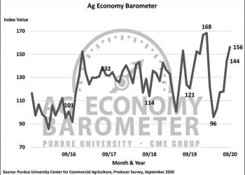Ag Barometer rises as crop prices rally and USDA announces CFAP 2