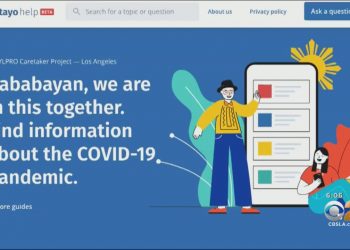 Online Help Desk Provides COVID-19 Information For Filipino Community – CBS Los Angeles