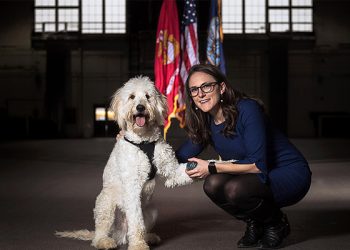 As veterans wait for service dogs, this researcher is giving them a voice through science