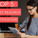 Top 5 Market Research Certifications that are highly respected